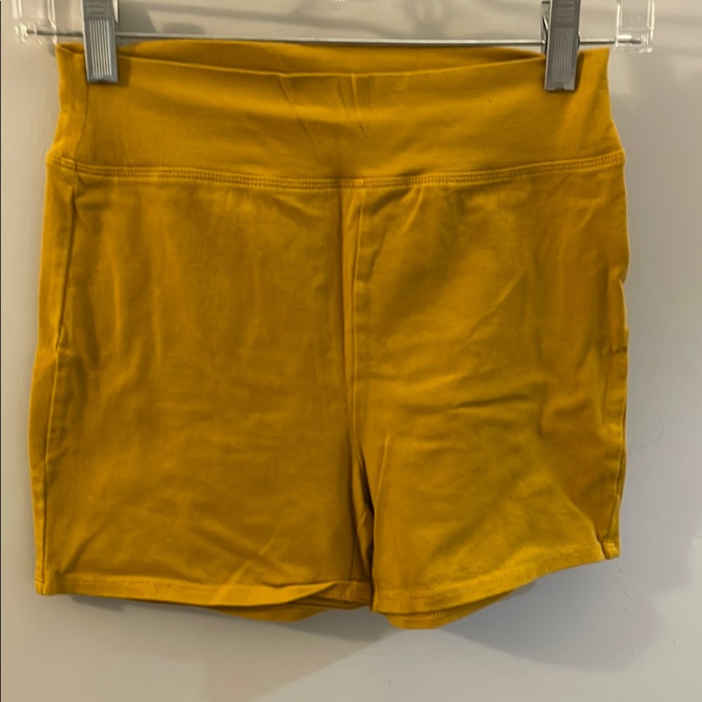Zenana Premium Women’s Mustard Bike Shorts
